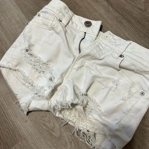 American eagle hi rise shortie size 0